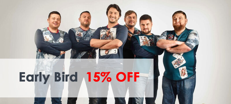15% OFF: Сергiй Притула з