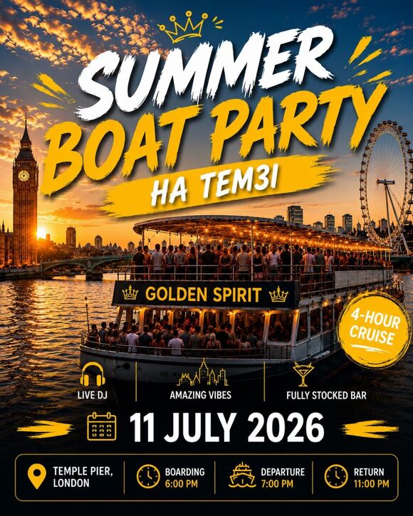 Українська вечірка на Темзi (Summer Boat Party)