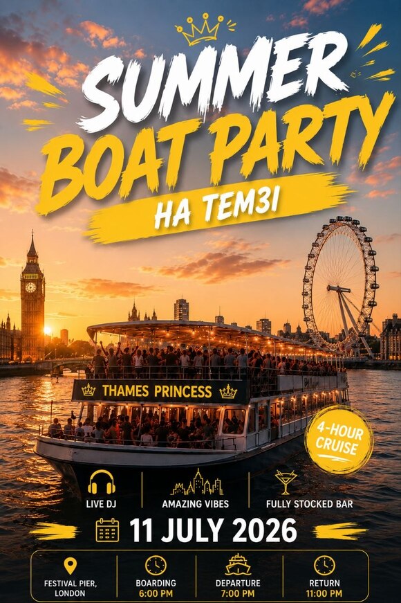 Українська вечірка на Темзi (Summer Boat Party)